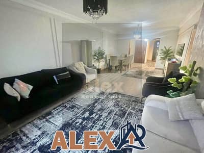 Furnished apartment for rent in Smouha, Fawzi Moaz Street