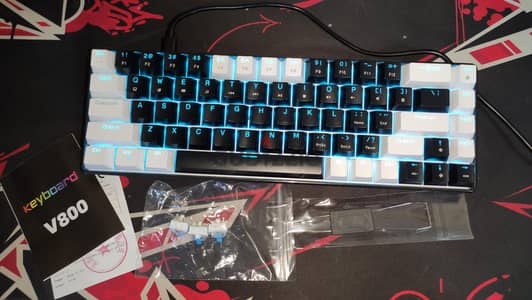 60% Mechanical Gaming Keyboard Blue Switch Type C