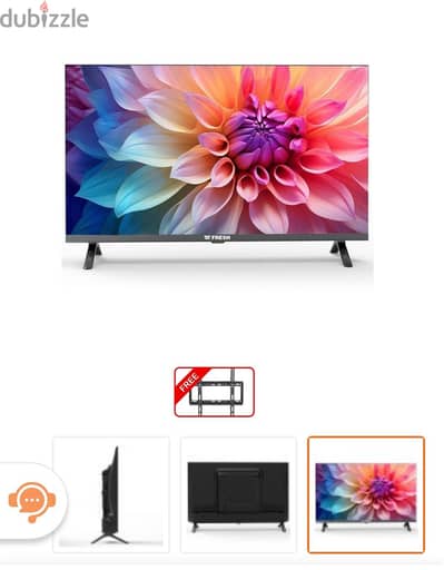 فريش تلفزيون 32 بوصه  smart  بدون اطار HD