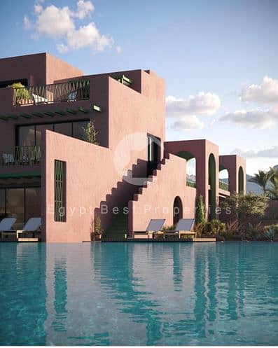 for sale early delivery chalet with garden in new Gouna over 3years