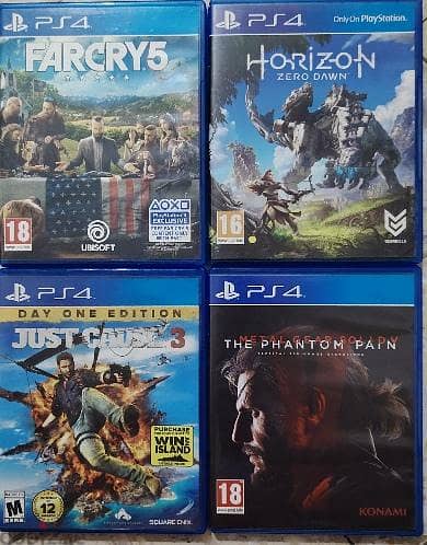 ألعاب PS4 أصلية للبيع