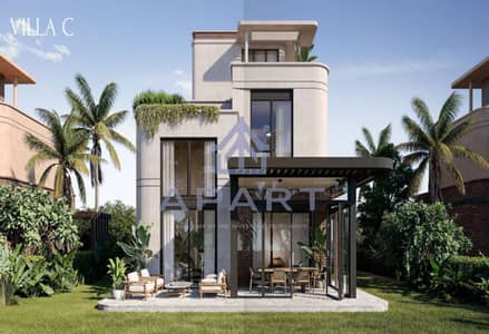 Villa 4 Bedrooms Prime View Limited Offer With Discount For Sale by Marakez Lowest Price Over 8 Years in New Cairo