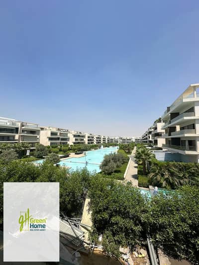 Apartment with Garden Direct Lake for Sale in Lake view Residence 2 New Cairo