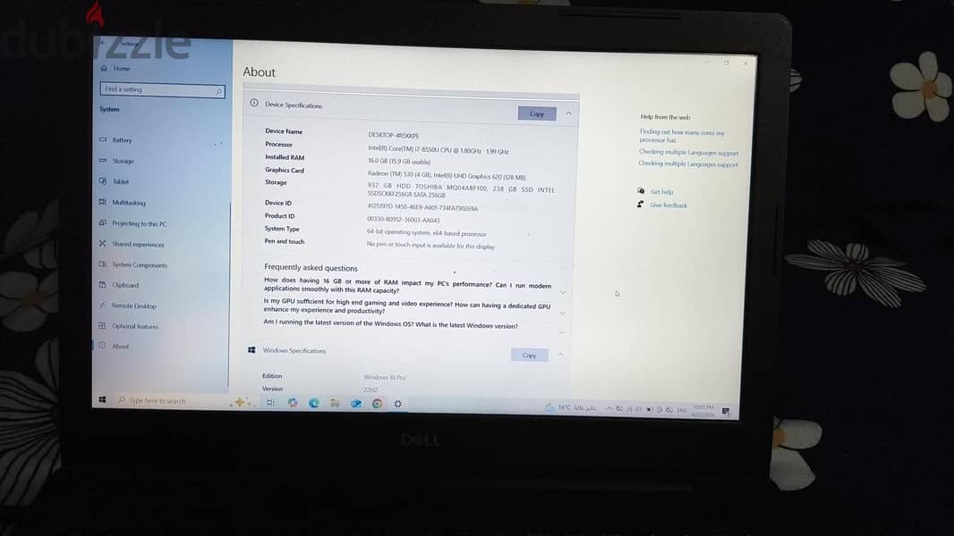laptop dell inspiron 5000 1