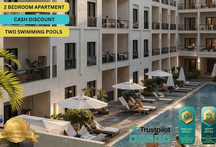 2 Bedroom Family Apartment with Pool View - Aqua Orgwan