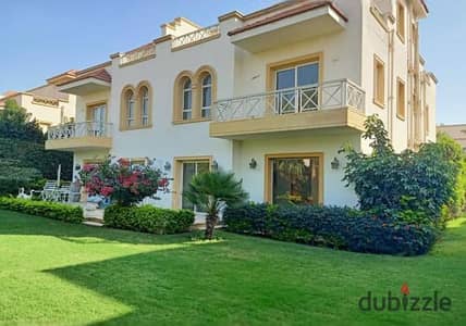 villa for sale fully finished in combound greens elshikh zayed