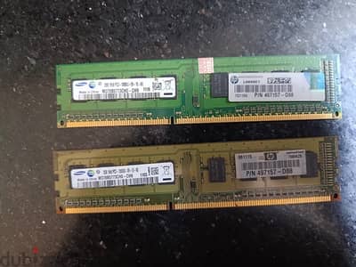2x ram PC3L ddr3 2gb