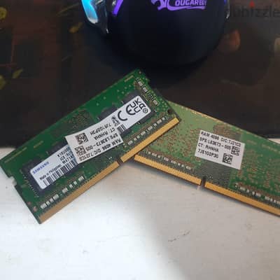 8 gb ddr4 laptop ram (4×2) 3200hz