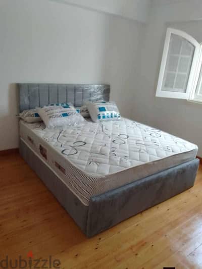 Bed and mattress 160 at factory price سرير كابتونيه