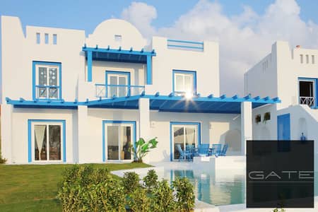 Standalone villa for sale in Mountain View Ras El Hekma (Greek Island phase), fully finished to ultra-super-lux standards