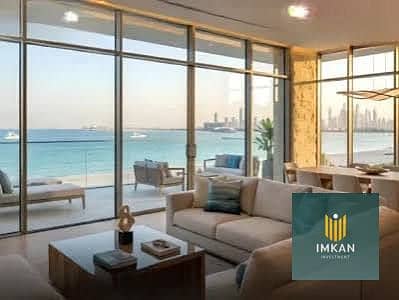 3-bedroom beachfront chalet for sale with 10-year installments and a 45% discount for cash purchase. Located in Bouz Village near Marina and Alamein T