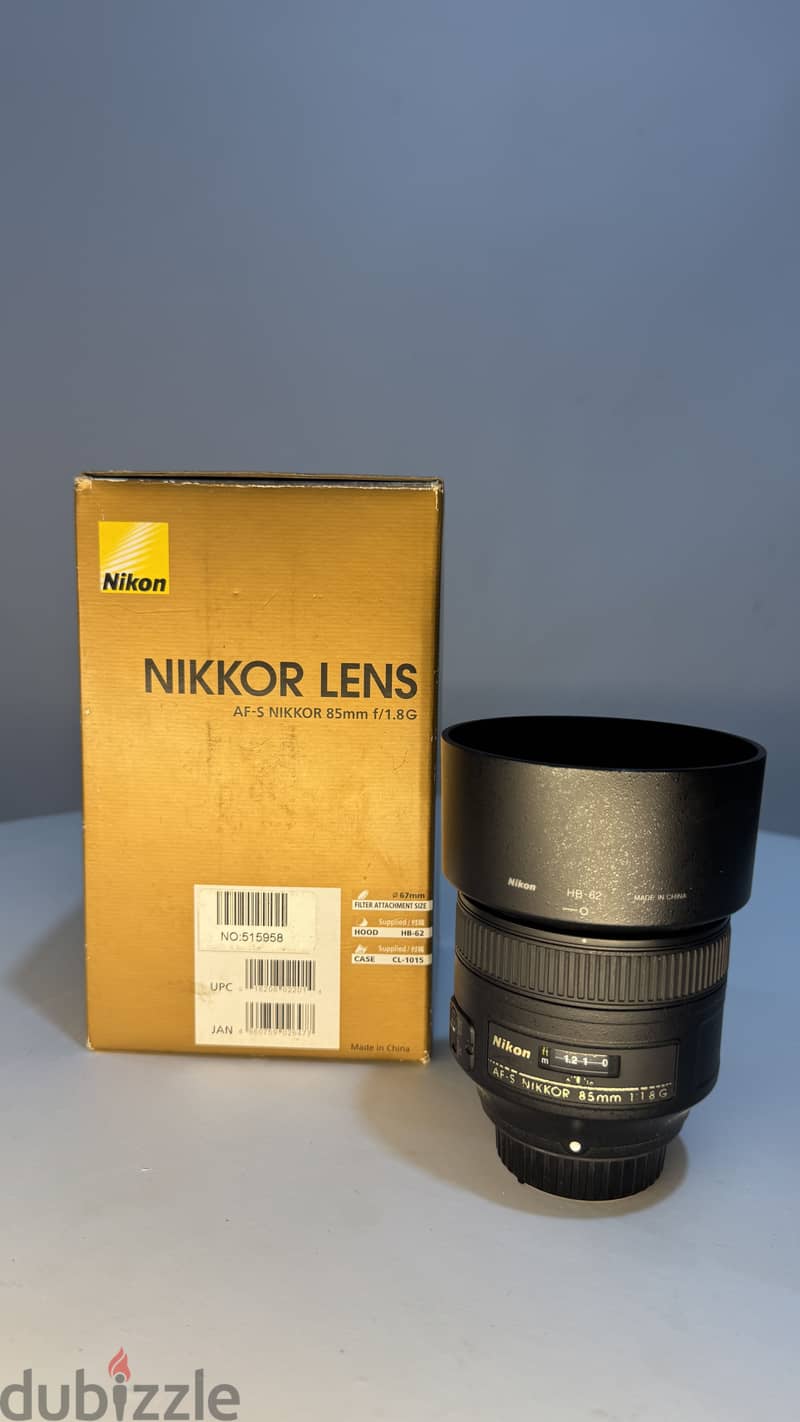 Nikon Lens 85mm F/1.8 3