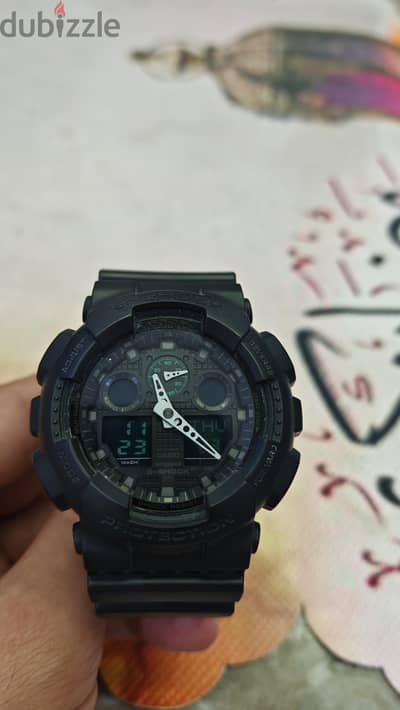 ساعة كاسيو جي شوك أصلية Casio G-Shock GA-100MB بحالة ممتازة