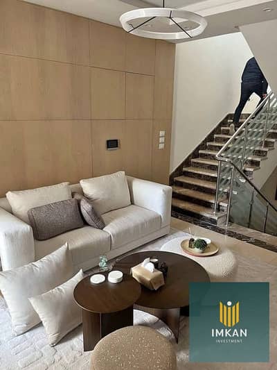 A "Super Lux" finished townhouse is available for sale in the El Patio Town compound, featuring a private swimming pool and garden, with the longest a
