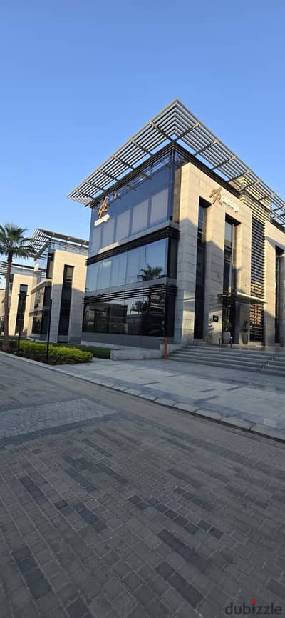 مكتب إداري فاخر 128م للإيجار | Cairo Business Park | تشطيب High End