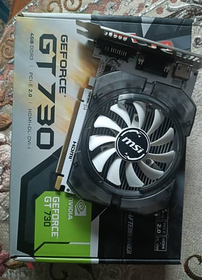كارت شاشة Nvidia Geforce GT730 DDR3 4gp