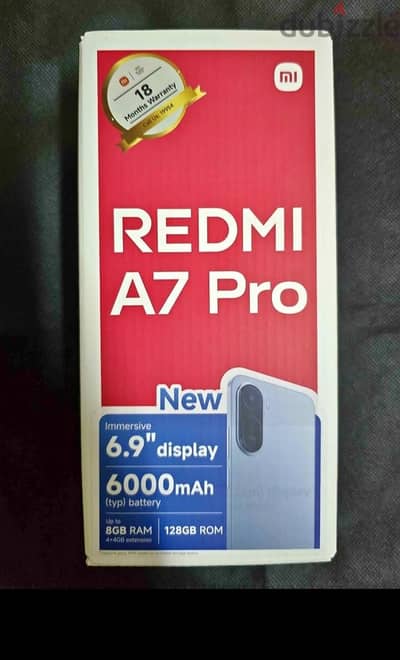 mi Redmi A7 pro زيرو رام 4  و ١٢٨ جيجا