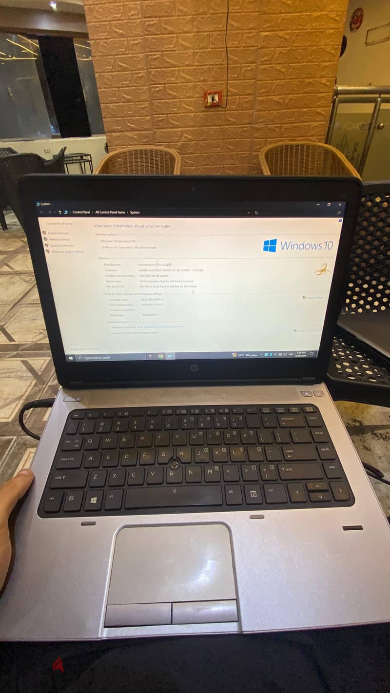 لاب hp كور  اي 5 5