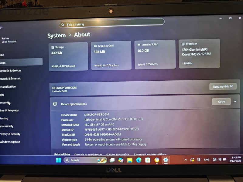 Dell latitude 5