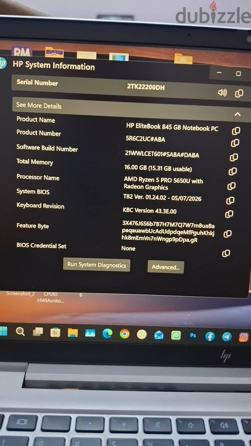 HP EliteBook845G8 7