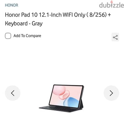 Honor pad 10 with keyboard, light used