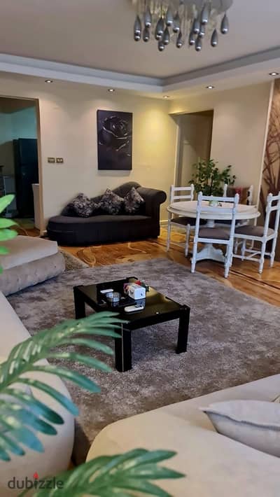 Furnished apartment for rent in the finest location in Mohandessin, Shehab Street, President