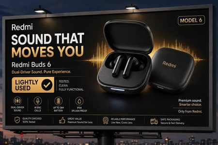 Excellent Redmi earbud 6 for sale