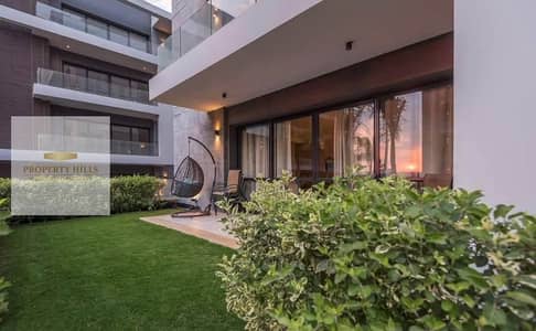 Apartment for sale with a view of green spaces in Al-Shorouk in the Patio Sola opposite Madinaty on the Suez Road Direct
