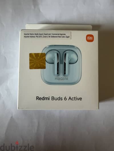 Redmi Buds 6 Active – جديدة متبرشمة + الفاتورة