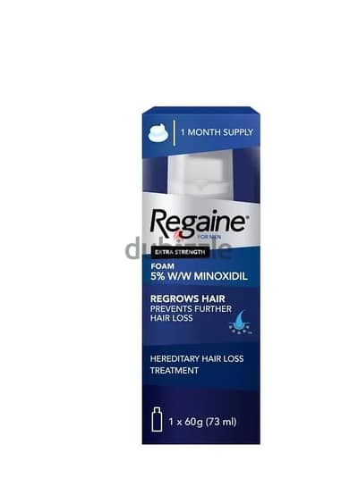 Regaine For Men 5% Minoxidil Foam (60g) - ريجين فوم للرجال أصلية