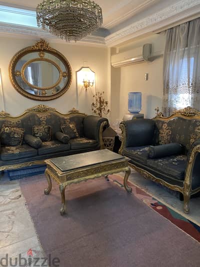 صالون مدهب خشب زان
