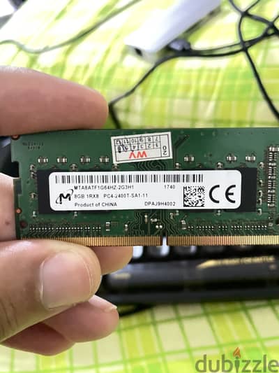 Micron 8GB DDR4 2400MHz Laptop RAM (SODIMM)
