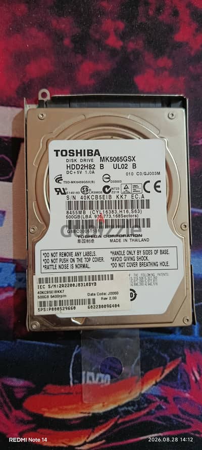 هارد ‏hdd 500 جيجا