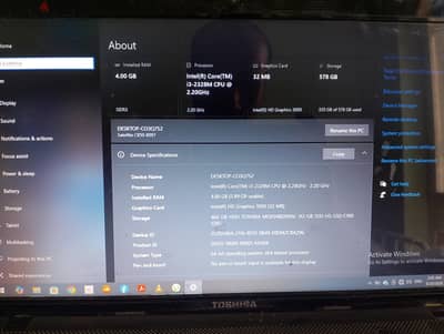 لابتوب توشيبا مستعمل