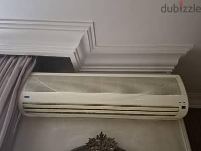تكييف كارير ٢،٢٥ حصان بارد ساخن شغال وراكب يحاله الزيرو