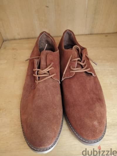 Cognac Brown Suede Shoes