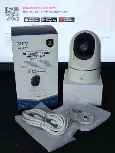 Eufy 2k 360 Wireless Security Camera Pan & Tilt Solo P24 E220