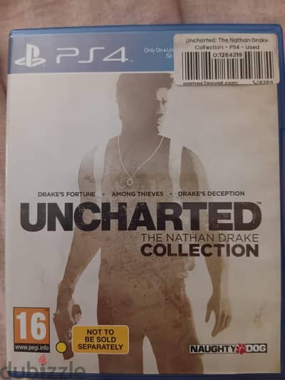 uncharted ps4 cd