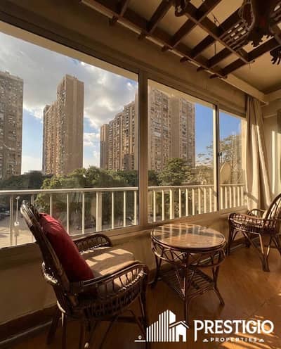 180m² two-level apartment for sale in Maadi with an open view of the Nile Corniche, ready for immediate occupancy