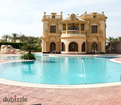 قصر ملكي للبيع في ضاحية النخيل بطلة ساحرة وموقع لا يُعوض
