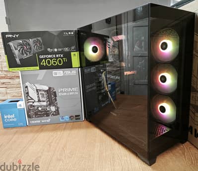 Gaming Pc Core i5-14400F RTX 4060ti تجميعة جيمنج جيل 14
