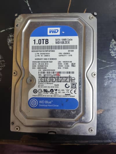 Hard disk 1 tb WDBLUE