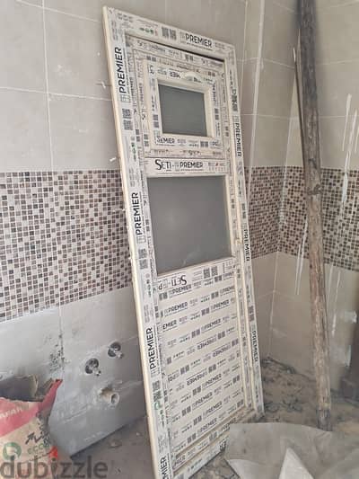 باب مطبخ ألوميتال جديد لم يستخذم