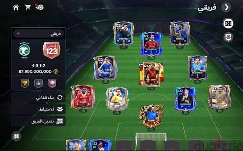 حساب fc mobile للبيع