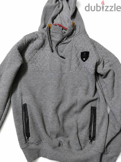 هودي رمادي xl
