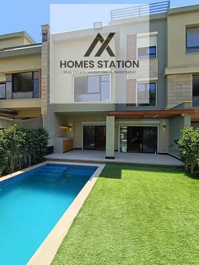 Townhouse first residence for rent in SODIC Villas with a private swimming pool