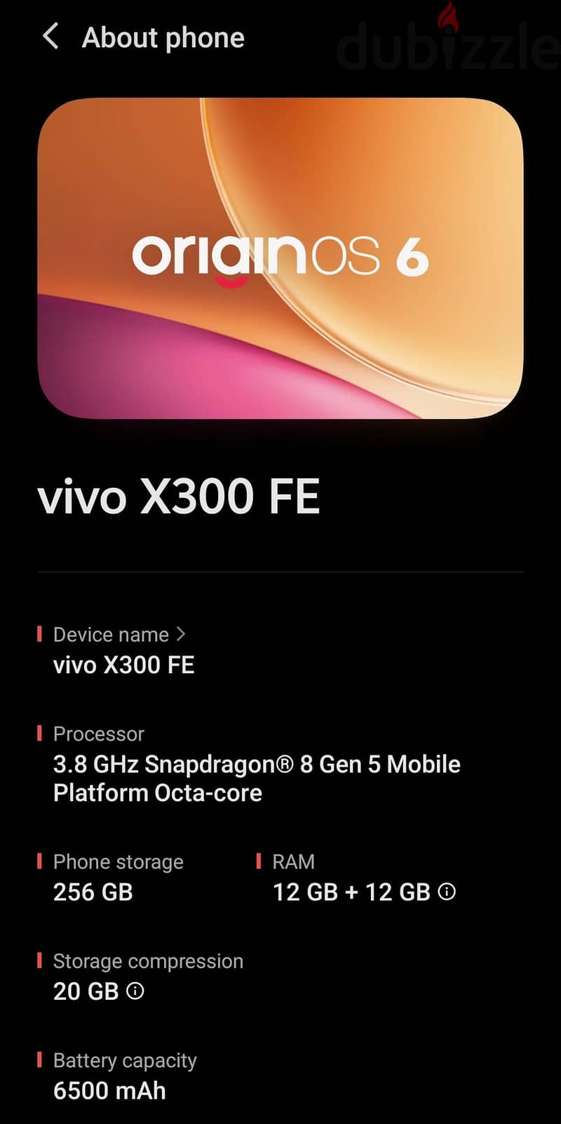 Vivo X300 FE 2