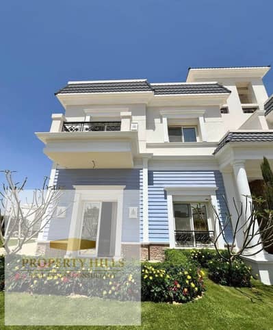 Villa ready for immediate delivery in the compound, fully finished, with air conditioning; you can move in from tomorrow and view it in person.