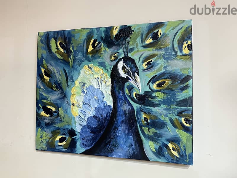 Handmade peacock painting 1