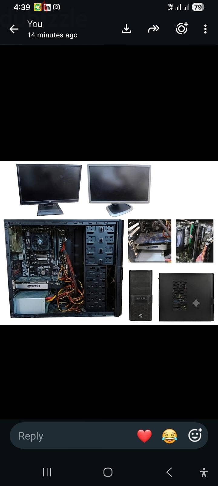 PC BUNDLE WITH 2 MONITORS 1